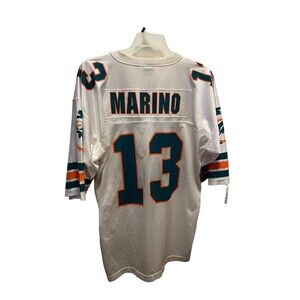 Dan Marino #13 Miami Dolphins Starter Football Jersey Vintage 90s XL/52 1995 USA